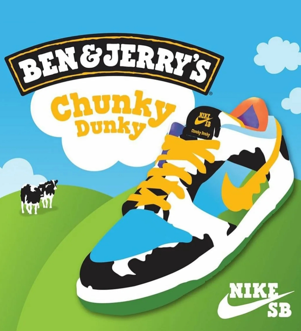 Ben & Jerry’s x Nike SB Dunk Low «Chunky Dunky»