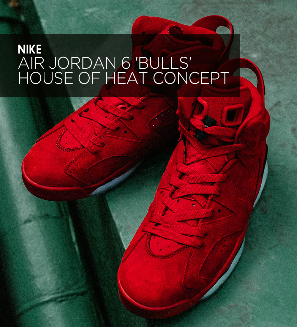 Кроссовки Nike Air Jordan 6 «Bulls» House of Heat Concept