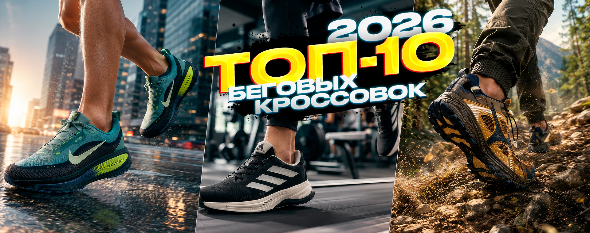 ТОП-10 КРОССОВОК ДЛЯ БЕГА В 2026 ГОДУ
