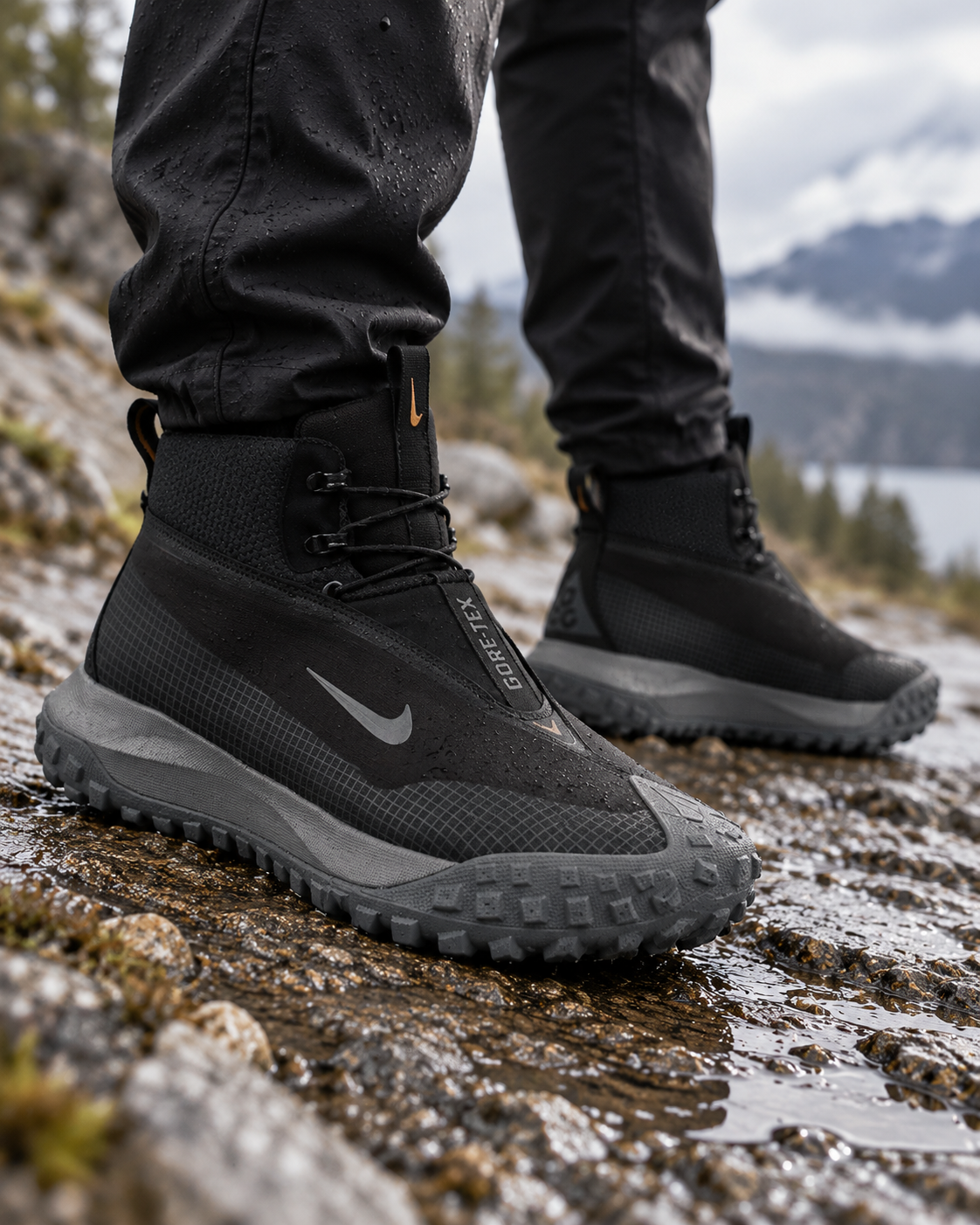 Nike ACG Mountain Fly Gore-Tex — на ноге