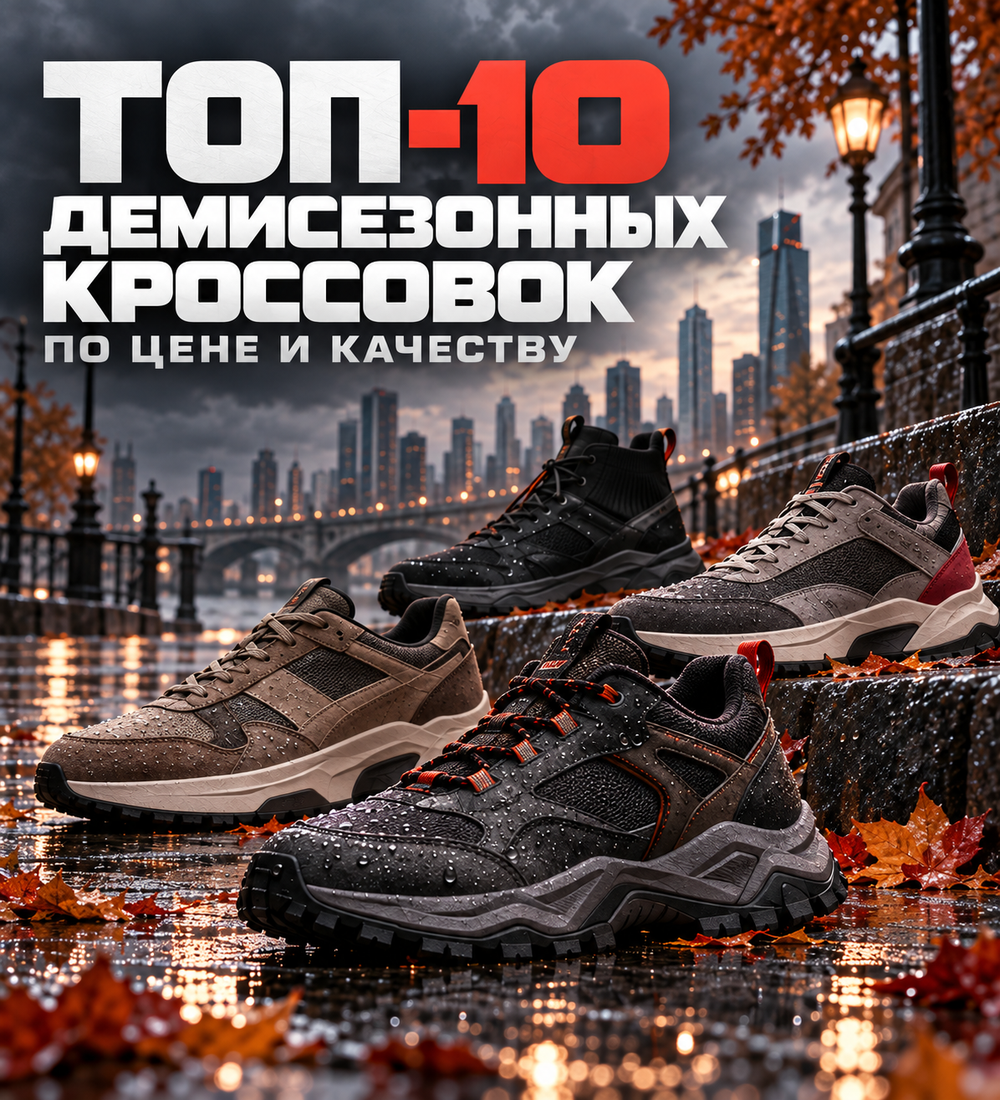 ТОП-10 ДЕМИСЕЗОННЫХ КРОССОВОК ПО ЦЕНЕ И КАЧЕСТВУ